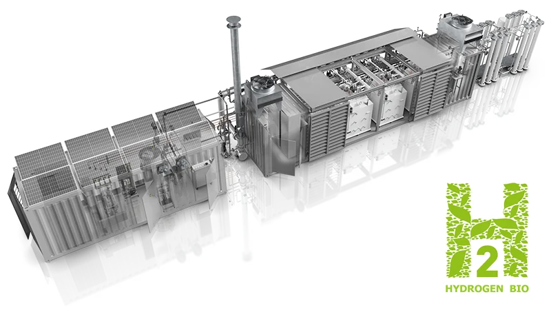 Modular skalierbare Anlagen für den Ertrag von Wasserstoff