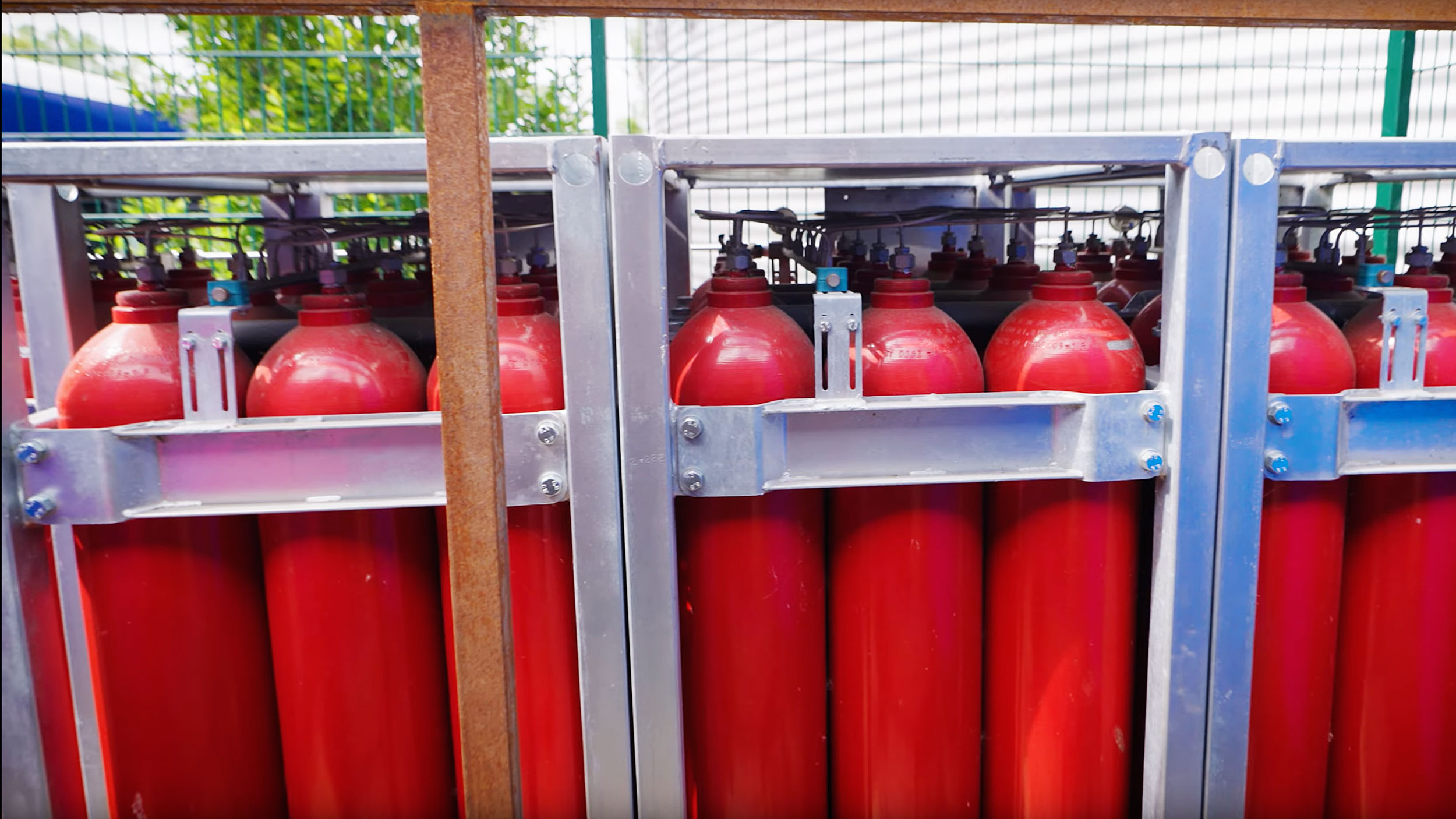 Flaschenbündel für Wasserstoff